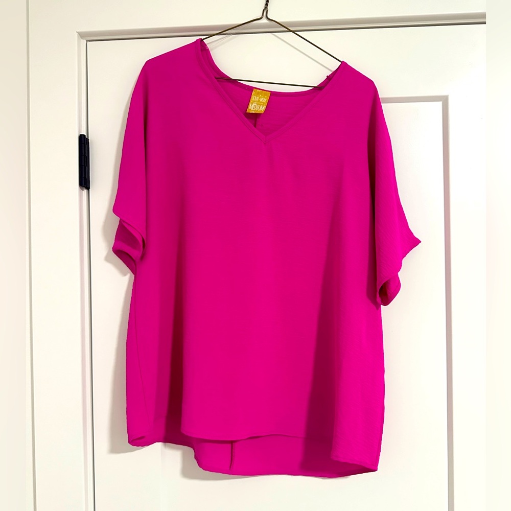 Just My Size Bright Pink Women's Tunic